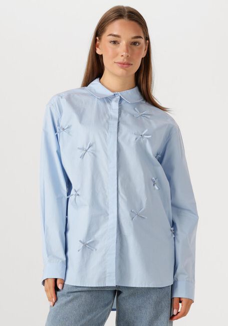 Lichtblauwe COPENHAGEN MUSE Blouses CMVATAN-SHIRT - large