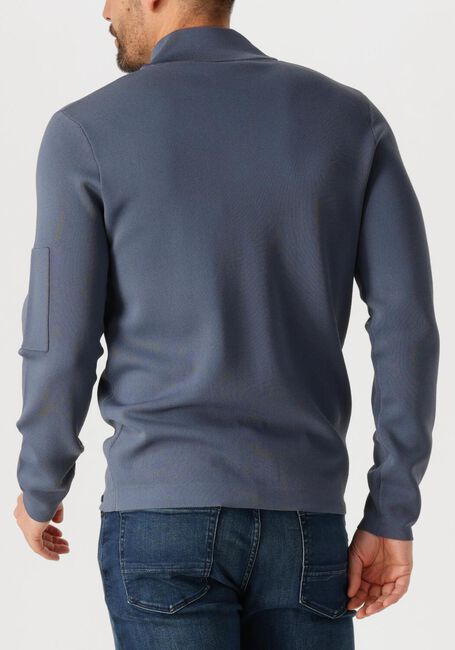 Blauwe GENTI Trui TURTLE ZIP - large