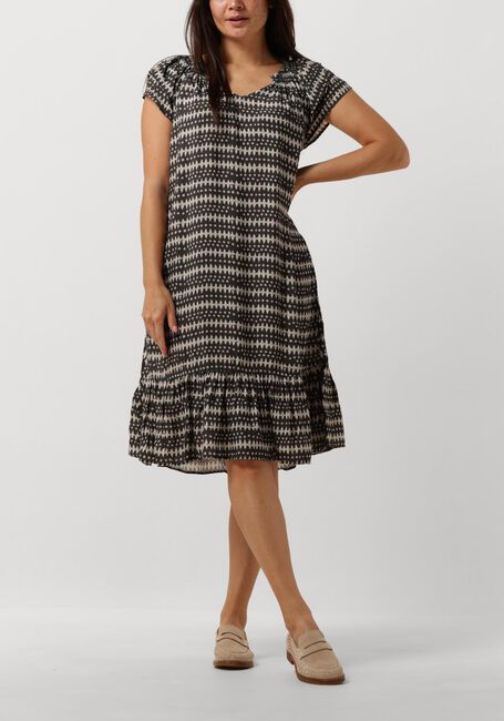 Grijze CO'COUTURE Midi jurk SUNRISE CROP CAYA DRESS - large