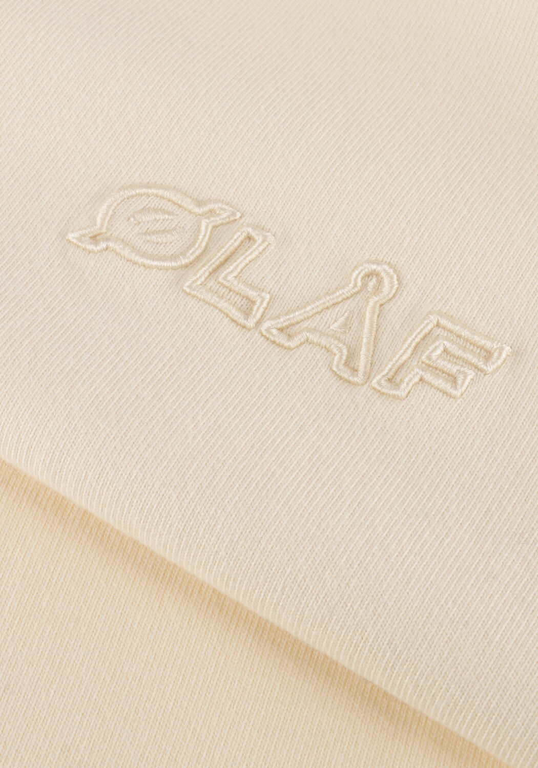 Ecru OLAF HUSSEIN Polo STUDIO TEE - large