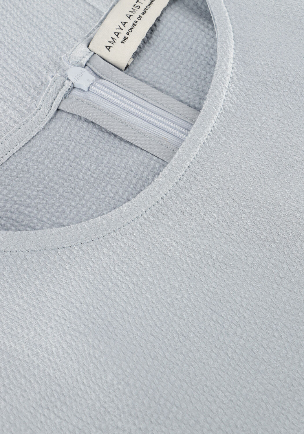 Lichtblauwe AMAYA AMSTERDAM Top FLEUR - large