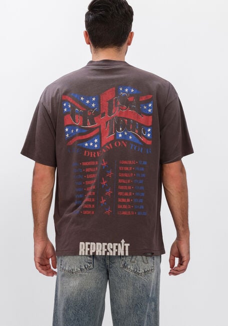 Zwarte REPRESENT T-shirt DREAM ON TOUR T-SHIRT - large