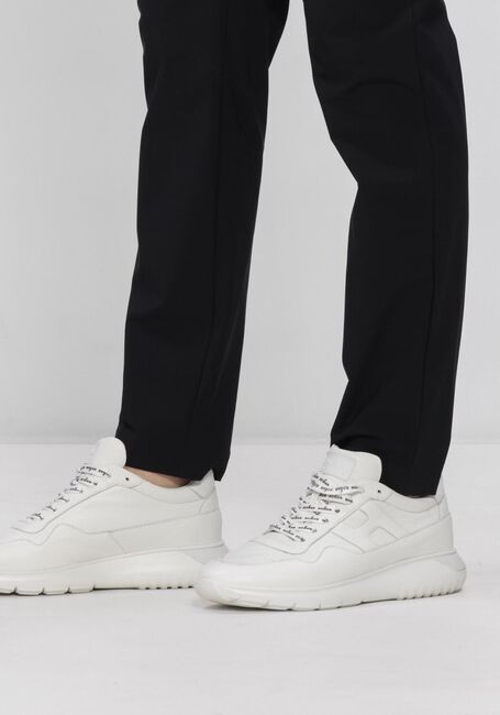 Witte HOGAN Lage sneakers INTERACTIVE3 ALLACCIATO PELLE - large