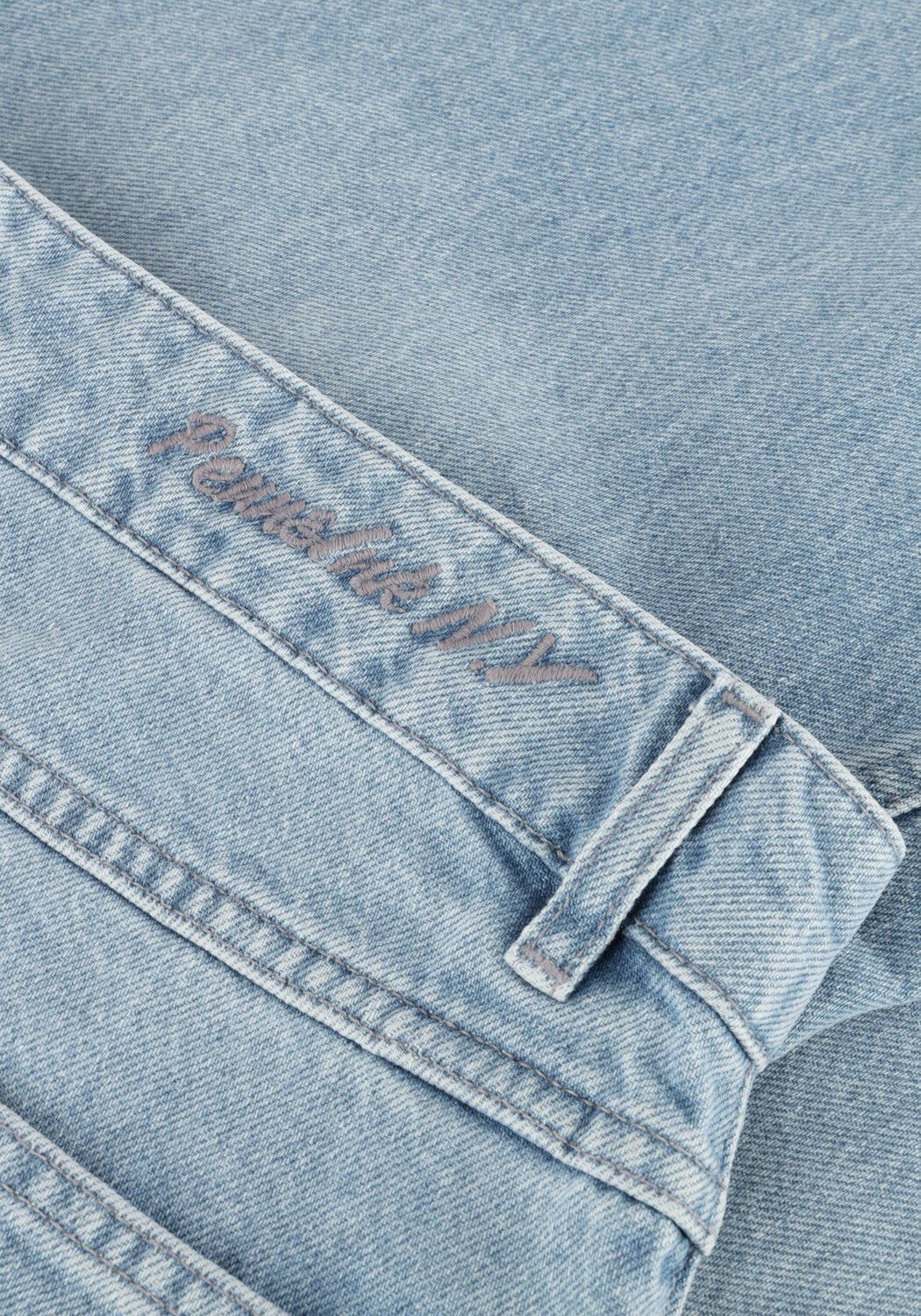 Lichtblauwe PENN & INK Straight leg jeans TROUSERS S25Z734 - large