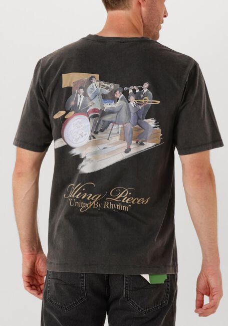 Grijze FILLING PIECES T-shirt T-SHIRT BAND - large