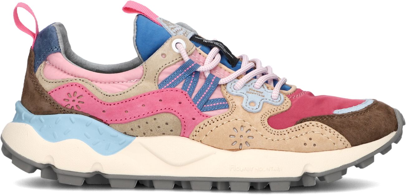 Flower Mountain Lage Sneakers Dames Yamano 3 Woman, Maat: 37, Materiaal: Suède, Kleur: Roze