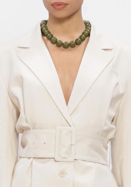 Beige ROTATE Blazer LINEN SUITING BLAZER - large