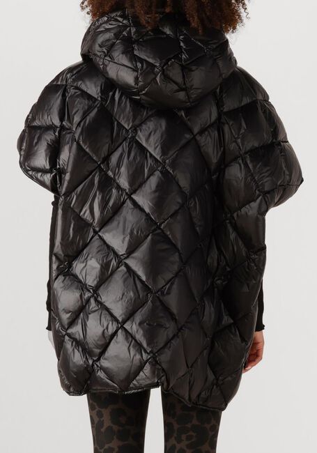 Zwarte DEBLON SPORTS Gewatteerde jas CARICE CAPE - large