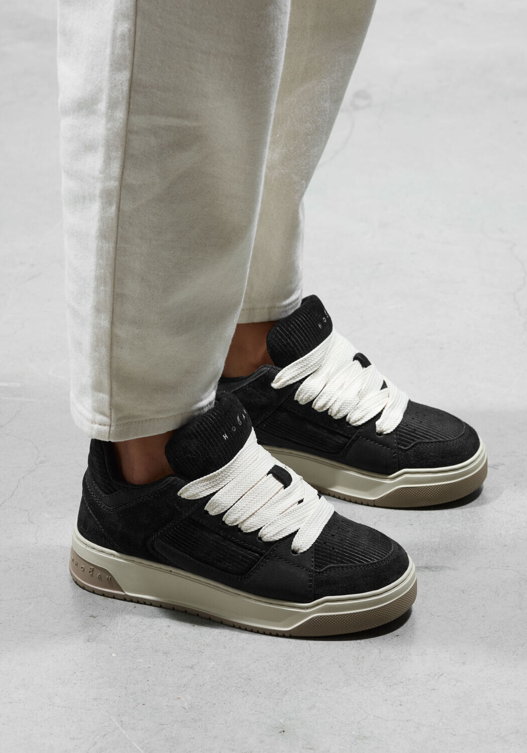 Zwarte HOGAN Lage sneakers RIBP BASKET SNEAKER - medium