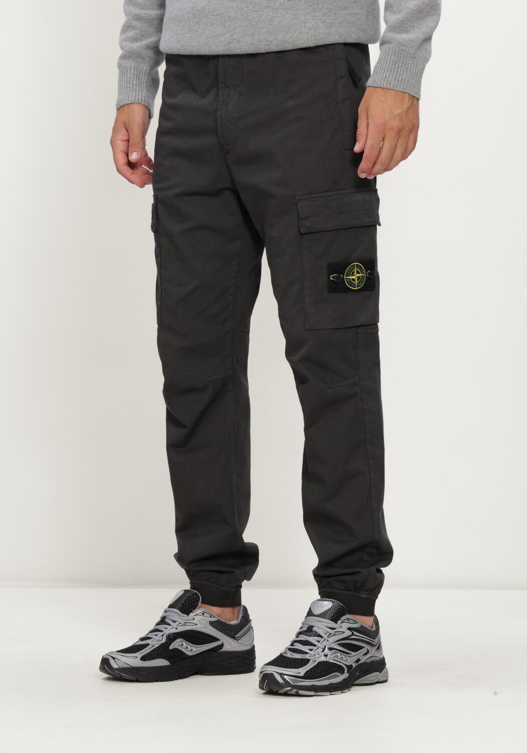 Antraciet STONE ISLAND Cargobroeken TROUSERS S0014 - large