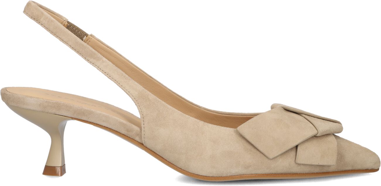 Stefano Lauran Slingbacks Dames St2642, Maat: 35, Materiaal: Suède, Kleur: Beige afbeelding 1