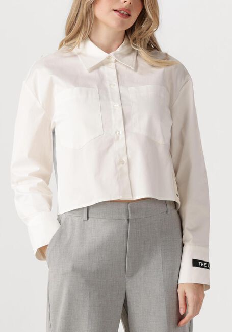 Witte ALIX THE LABEL Blouses LADIES WOVEN CROPPED BLOUSE - large