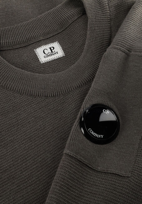 Grijze CP COMPANY Trui KNITWEAR CREW NECK IN RE WOOL - large