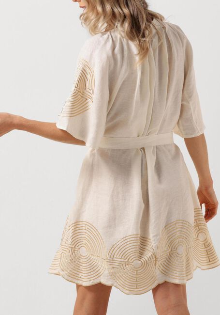 Creme GREEK ARCHAIC KORI Mini jurk 230091 - large
