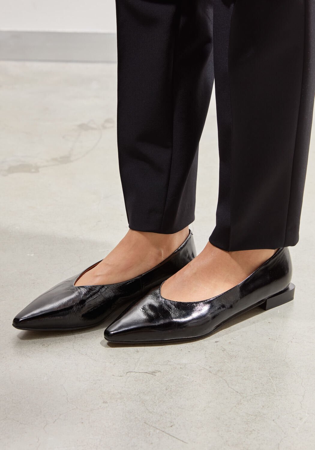 Zwarte &Aacute;NGEL ALARC&Oacute;N Ballerina's 24502 - medium