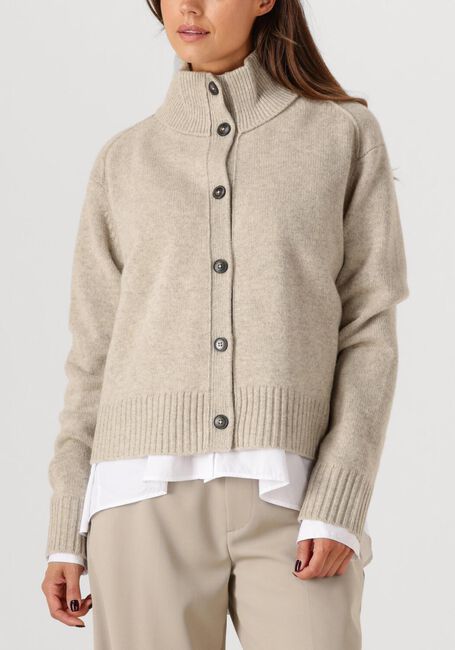 Beige CLOSED Trui ROLLNECK CARDIGAN - large