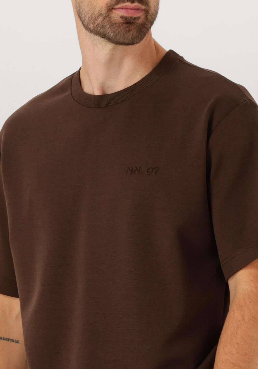 Bruine NN.07 T-shirt NAT SS LOGO TEE 3457 - large