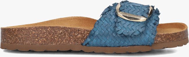 Blauwe STEFANO LAURAN Slippers BIO GEVLOCHTEN 1 BAND SLIPPER MET GESP Blauwe STEFANO LAURAN Slippers BIO GEVLOCHTEN 1 BAND SLIPPER MET GESP - large