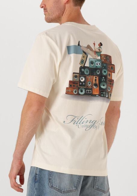 Ecru FILLING PIECES T-shirt T-SHIRT SPEAKER WALL - large