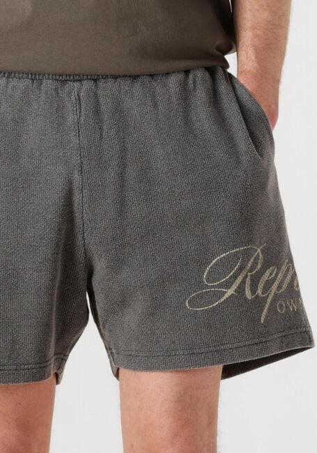 Grijze REPRESENT Korte broek REPRESENT OWNERS CLUB SCRIPT SHORT - large