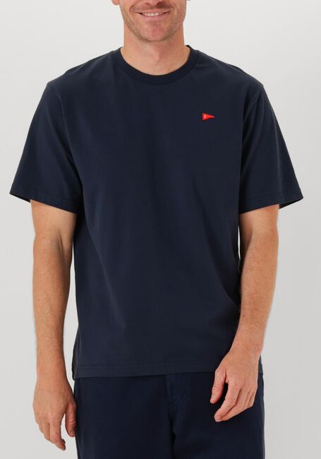 Donkerblauwe FORÉT T-shirt FLAG T-SHIRT - large