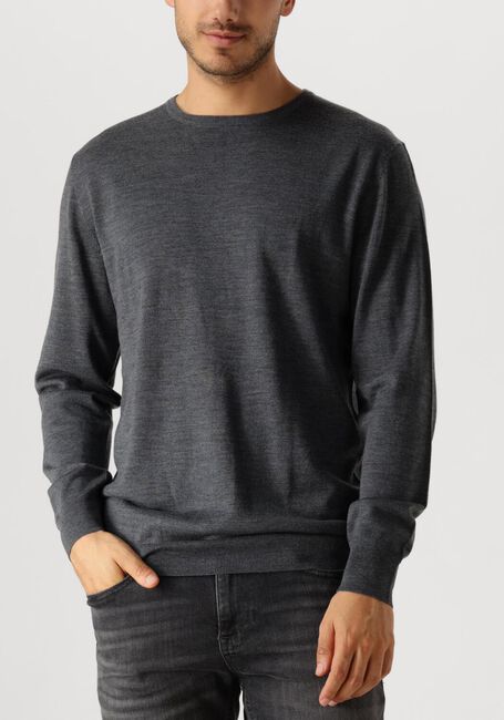 Grijze PROFUOMO Trui PULLOVER CREWNECK - large