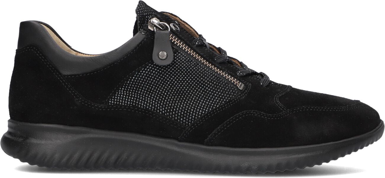 Hartjes Lage Sneakers Dames 162.1131, Maat: 39,5, Materiaal: Suède, Kleur: Zwart