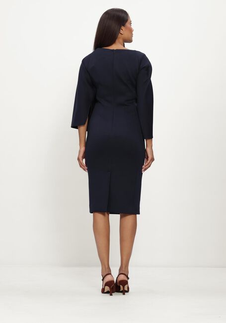 Donkerblauwe NATAN Midi jurk ROBE DROITE - large