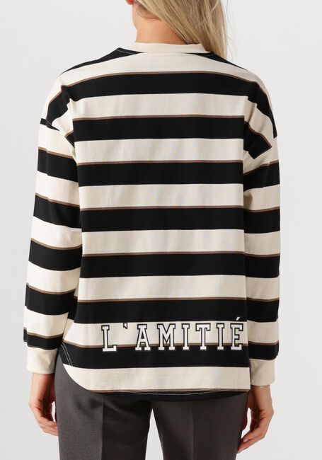 Multi HAUTE L'AMITIÉ Top VERONICA STRIPE TEE SWEAT - large