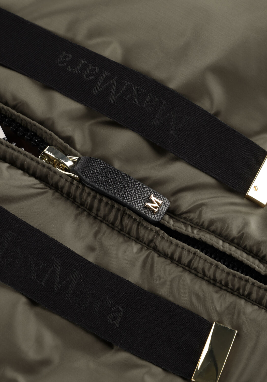 Donkergroene MAX MARA Gewatteerde jas DARIA - large