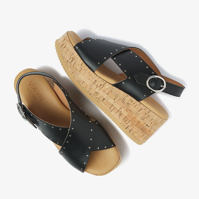 Zwarte VIA VAI Sandalen SISSEL ELAINE - large