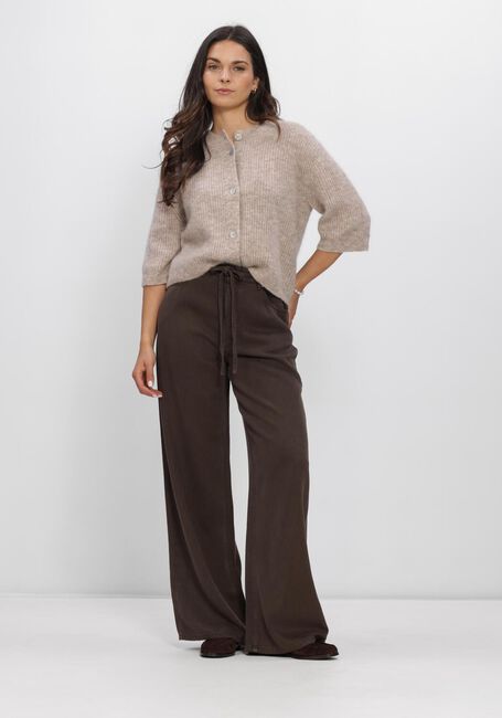 Beige SECOND FEMALE Vest ANDREA KNIT RIB CARDIGAN - large