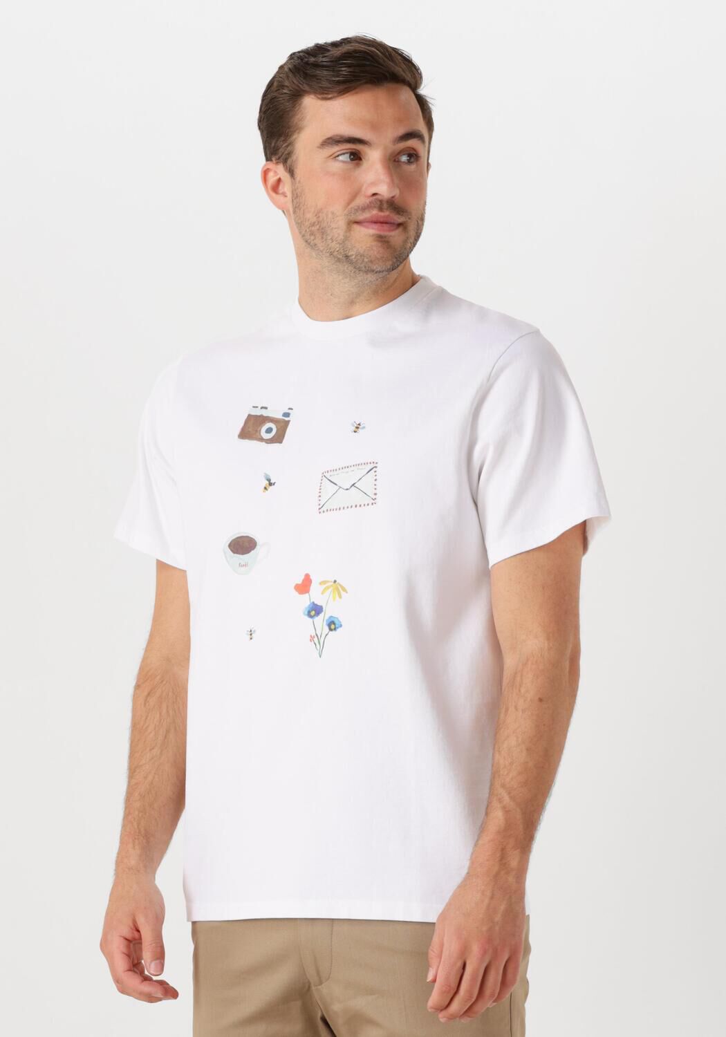 Forét T-Shirt Heren Things T-shirt, Maat: XXL, Kleur: Wit afbeelding 1