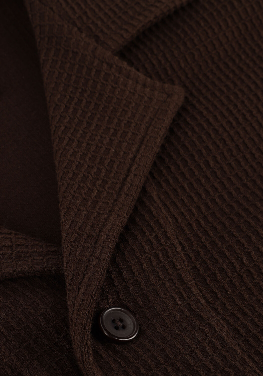 Bruine DRYKORN Casual overhemd BASIIL 522160 - large