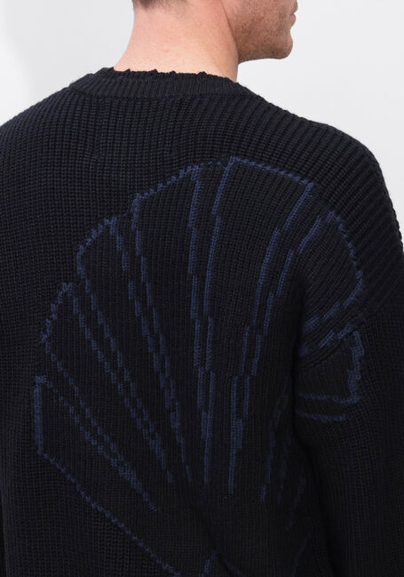 Zwarte NEW AMSTERDAM SURF ASSOCIATION Trui BIG LOGO CREWNECK - large