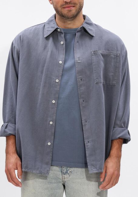 Blauwe AMERICAN VINTAGE Overshirts LYCAZ OVERSHIRT - large