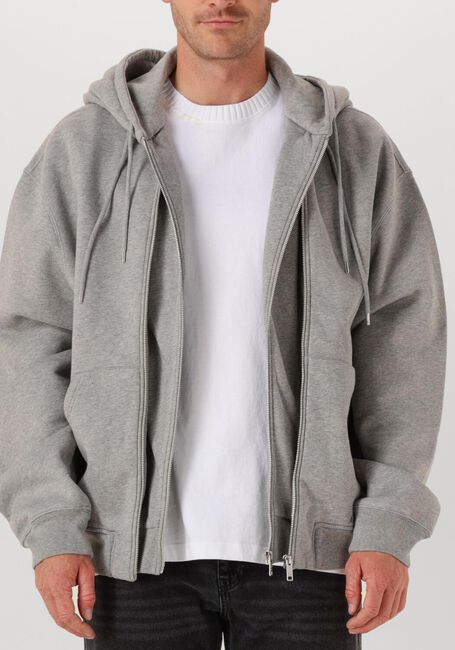 Lichtgrijze AXEL ARIGATO Truien/vesten TREY MELANGE HOODIE - large
