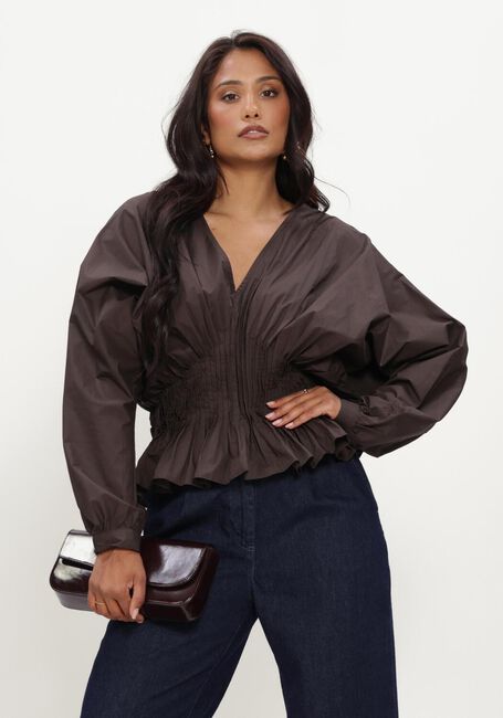 Bruine COPENHAGEN MUSE Blouses CMPOPLIN-BLOUSE - large