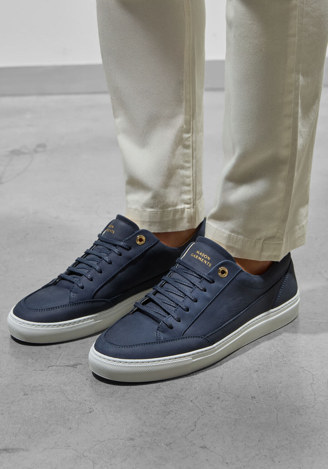 Blauwe Mason Garments Lage sneakers TIA DRESS - large