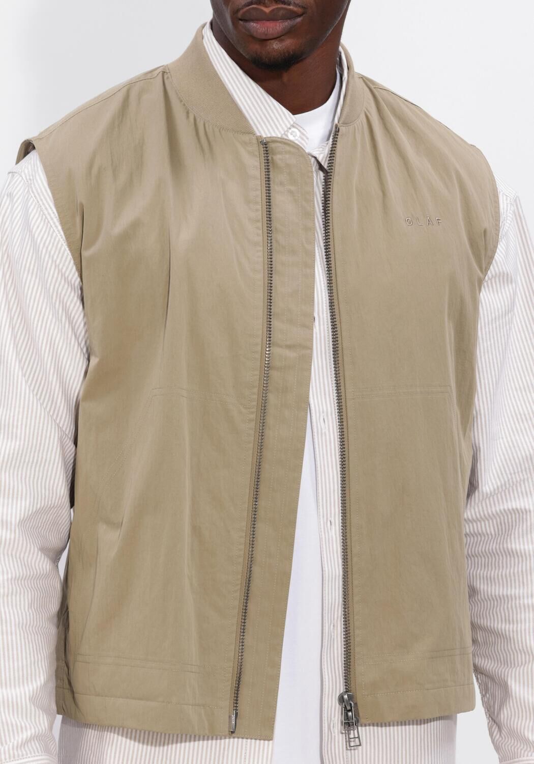 Zand OLAF HUSSEIN Bodywarmer ZIP UP WORKWEAR GILET - large