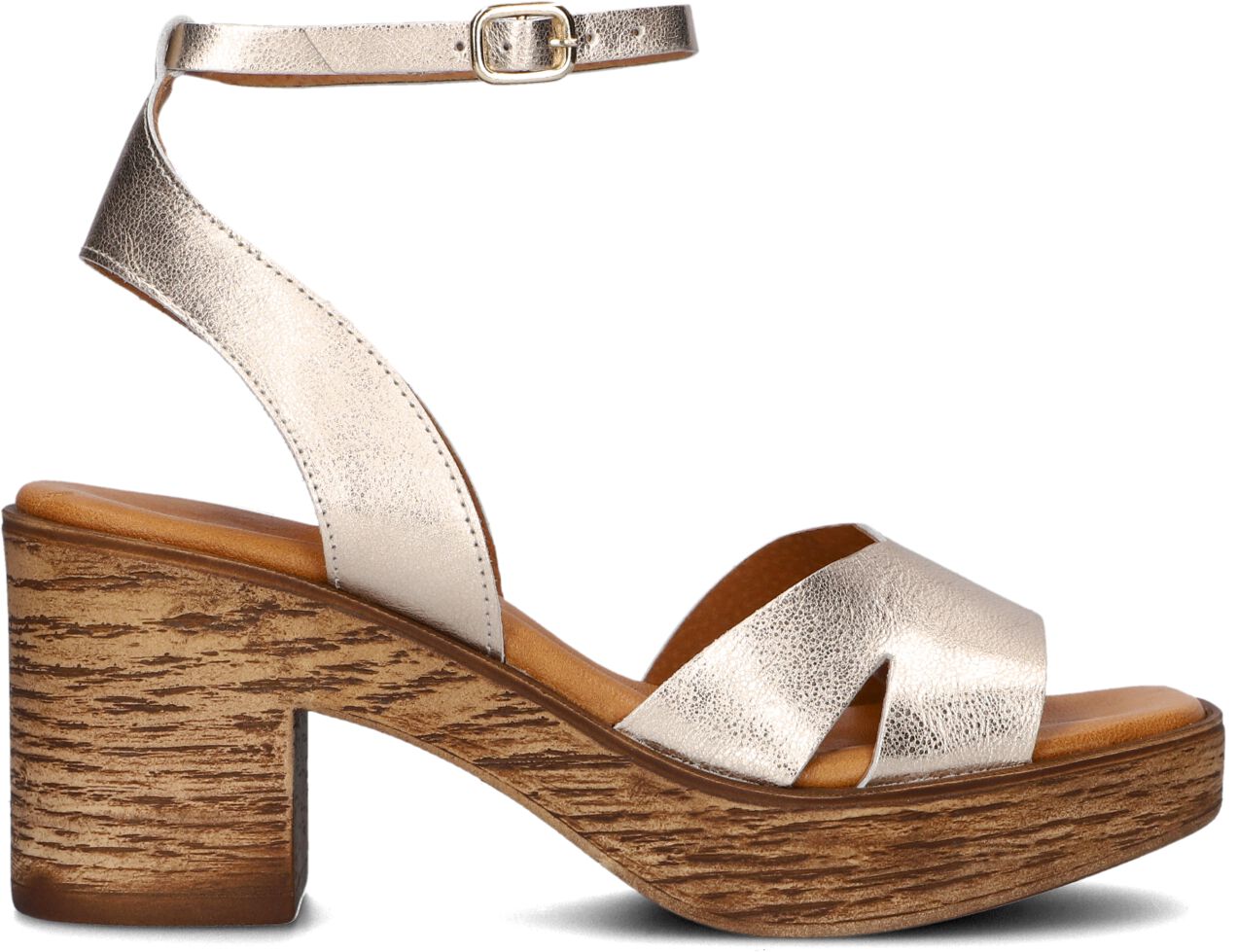 Stefano Lauran Sandalen
Dames S3109, Maat: 38, Materiaal: Leer, Kleur: Goud