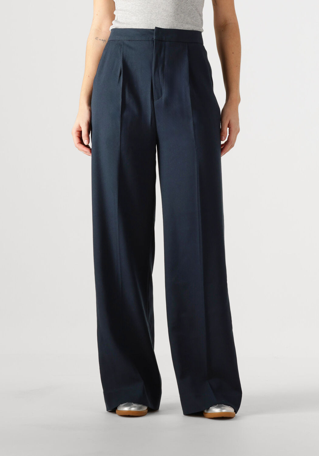 Copenhagen Muse Pantalon Dames Cmtailor-pants, Maat: L, Kleur: Donkerblauw