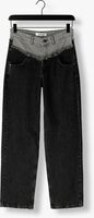 Grijze CO'COUTURE Wide jeans GREY MIX BLOCK LONG JEANS Grijze CO'COUTURE Wide jeans GREY MIX BLOCK LONG JEANS - medium
