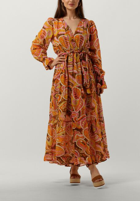Oranje DEVOTION Maxi jurk MARTSELO - large