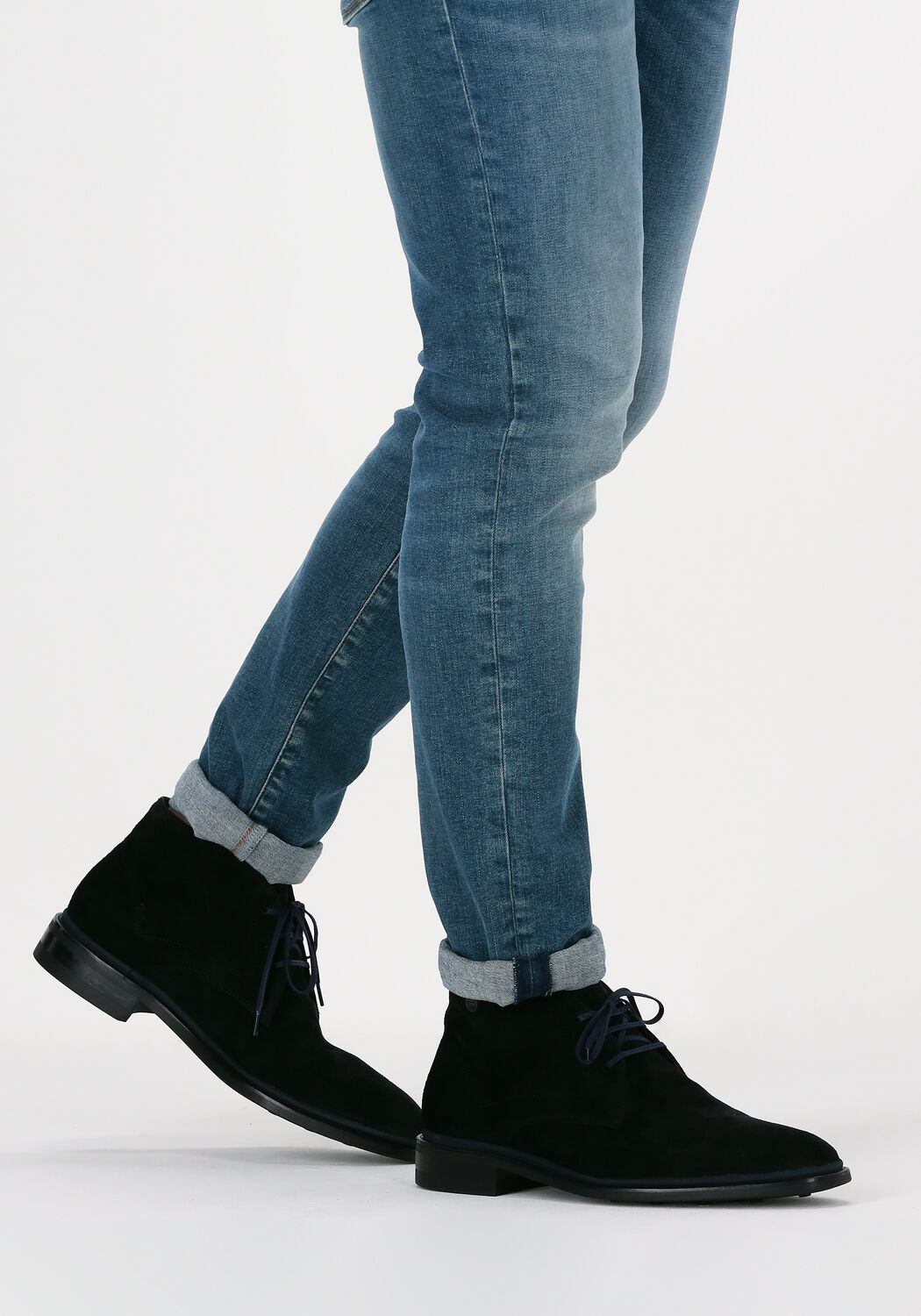 zwarte floris van bommel nette schoenen sfm 50032