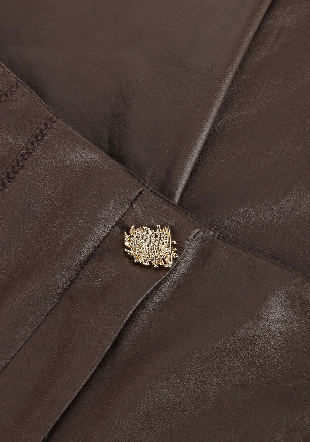 Bruine CAROLINE BISS Wijde broek 4567 - large