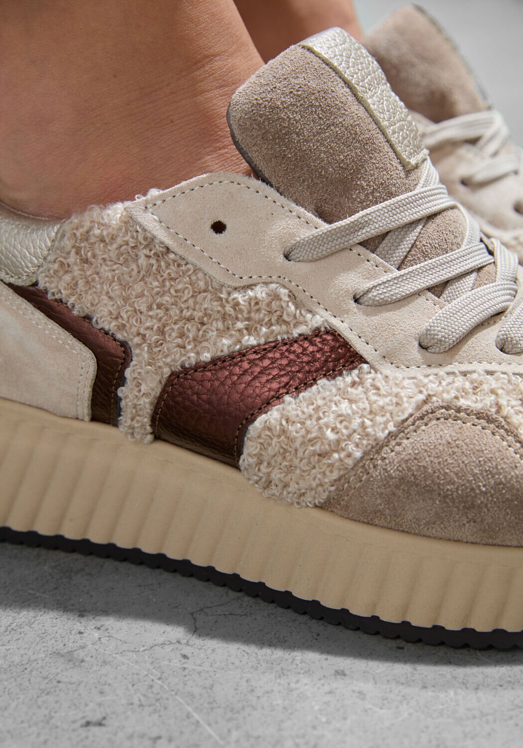 Beige SOFTWAVES Lage sneakers 8.95.05 - large