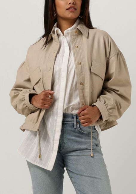Beige IBANA Leren jas JAREL - large