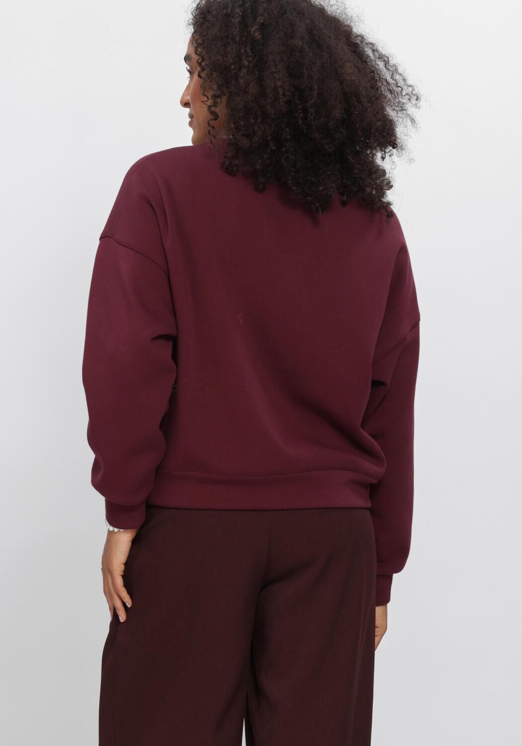 Bordeaux AIMEE THE LABEL Truien/vesten BRAZILW6 SWEATER - large