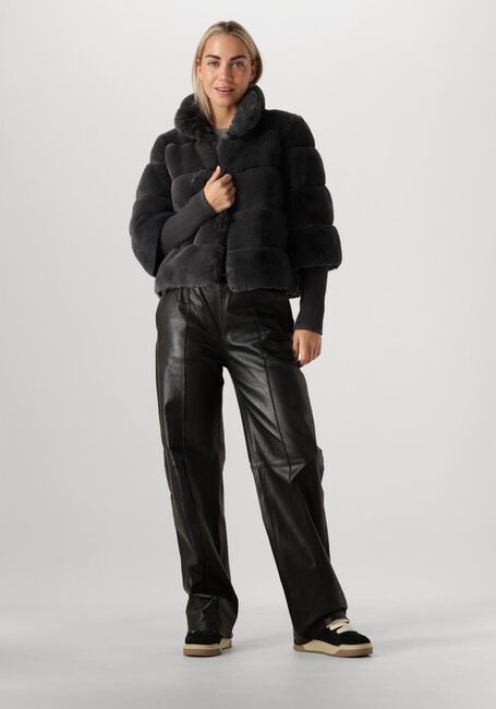 Grijze ALTER EGO Faux fur jas ROXY - large